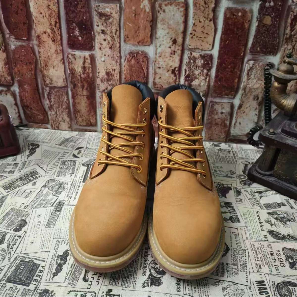 アウトドアファッション アウトドア本革ワークブーツ