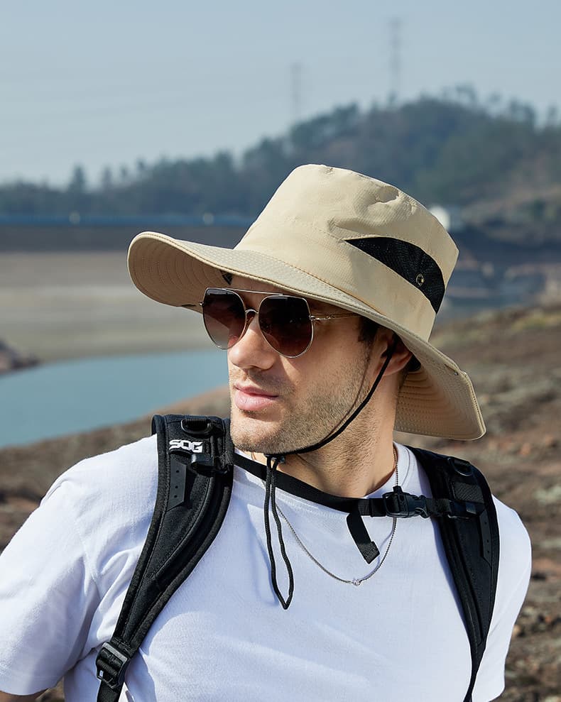 アウトドアファッション アウトドアファッション 全天候型 冒険者の日よけハット