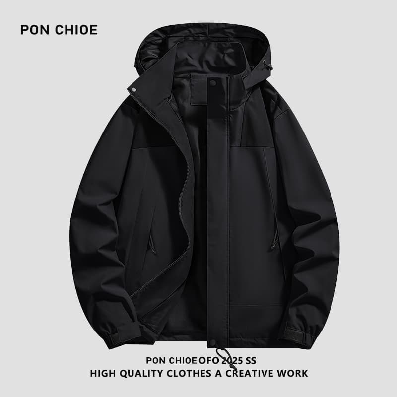 アウトドアファッション 防水透湿マウンテンパーカー