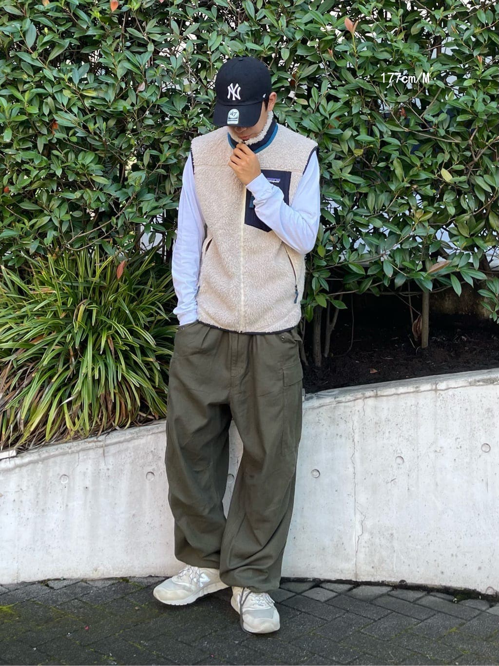 アウトドアファッション もこもこボアベスト 防寒アウター