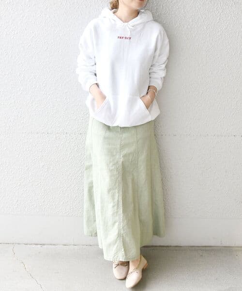 アウトドアファッション ロング丈マキシスカート