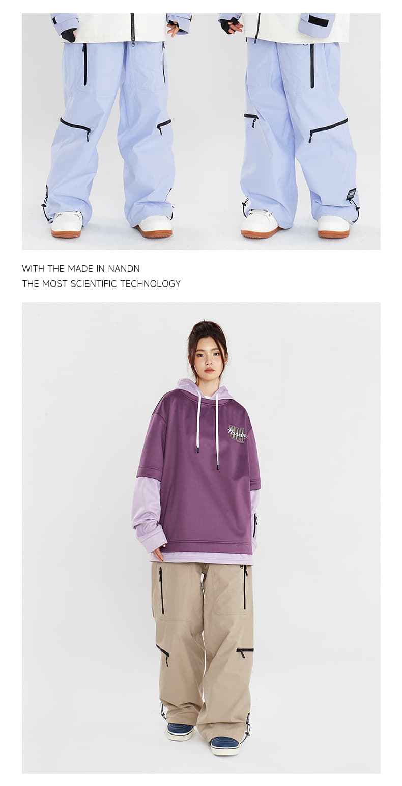 アウトドアファッション マウンテンアウトドアジップパンツ