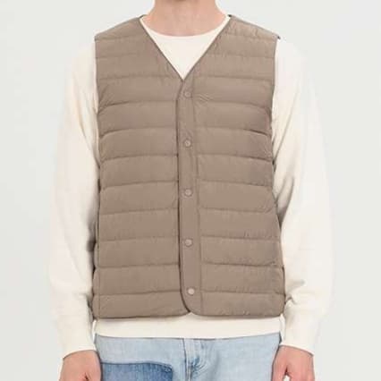 アウトドアファッション 軽量 中綿 ベスト ユニセックス