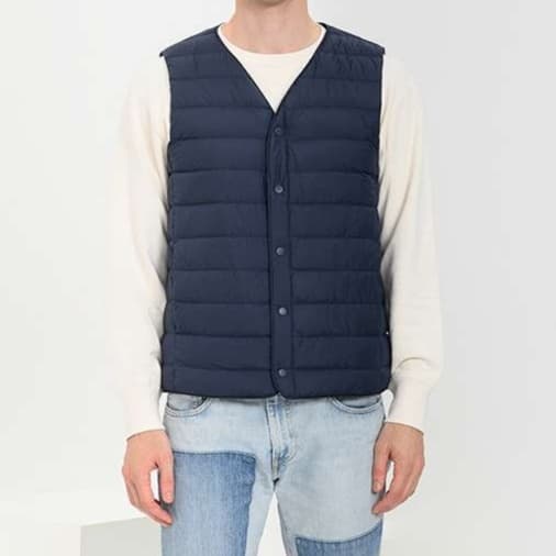 アウトドアファッション 軽量 中綿 ベスト ユニセックス