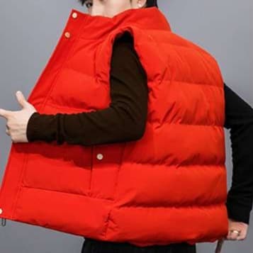 アウトドアファッション 防寒保温 中綿入りベスト