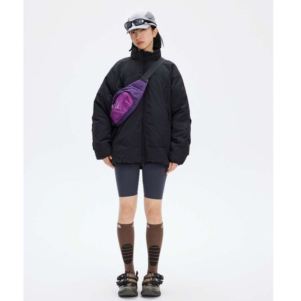 アウトドアファッション しなやかダウンジャケット