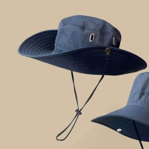 アウトドアファッション つば広 サファリハット