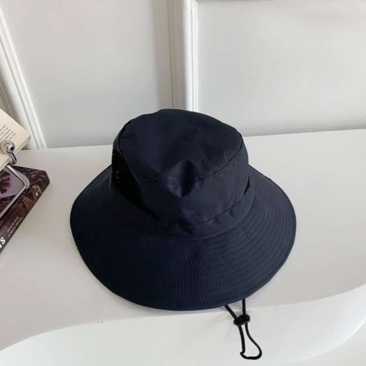 アウトドアファッション 速乾メッシュ付き つば広 サファリハット