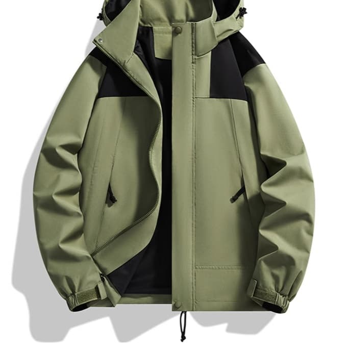 アウトドアファッション 多機能防風登山アウターパーカー