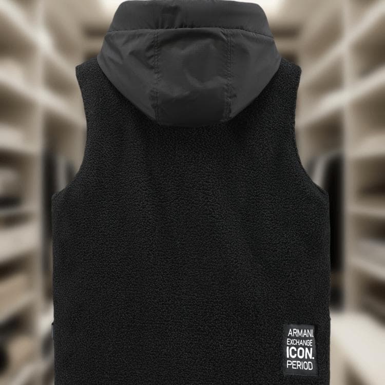 アウトドアファッション フード付き保温ユーティリティベスト