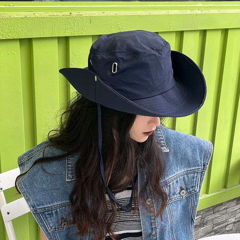 アウトドアファッション つば広 サファリハット