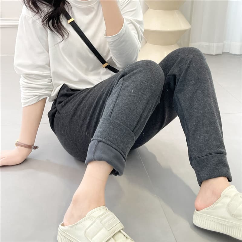 アウトドアファッション あったか裏起毛ジョガーパンツ