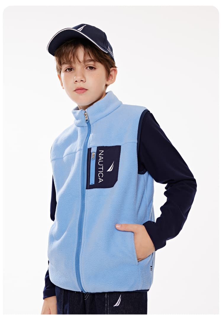 アウトドアファッション あったか機能性フリースベスト