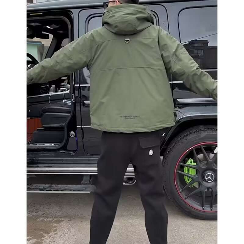 アウトドアファッション 多機能アウトドアウインドブレーカー