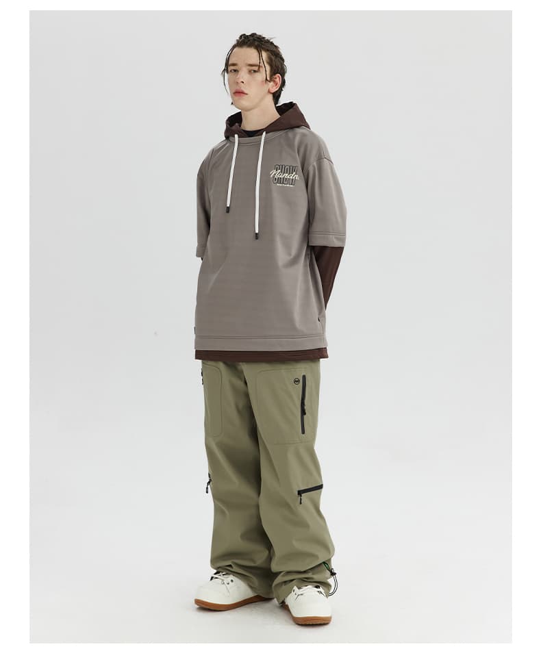 アウトドアファッション マウンテンアウトドアジップパンツ