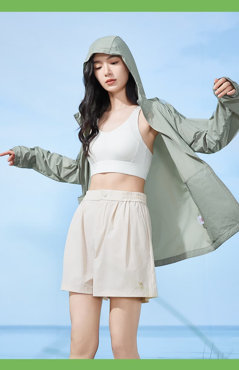 アウトドアファッション 軽量サンプロテクトパーカー