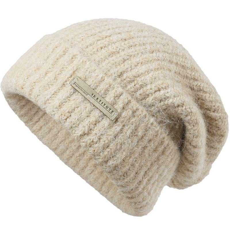 アウトドアファッション もこもこ二重編みニット帽