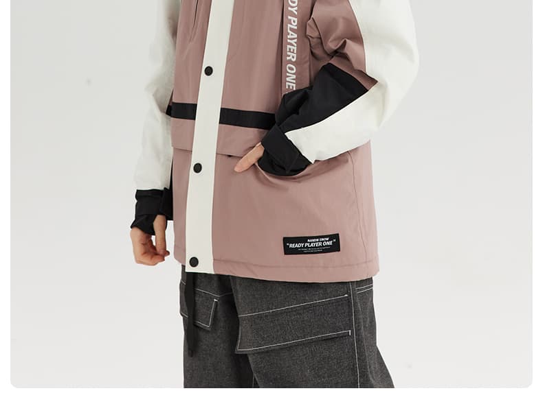 アウトドアファッション 雪山モードタイダイ柄セットアップ