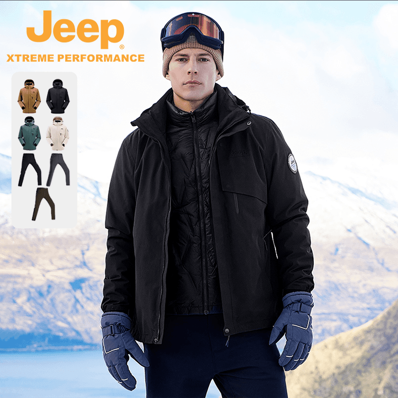 アウトドアファッション 冬山仕様 多機能防寒ジャケット