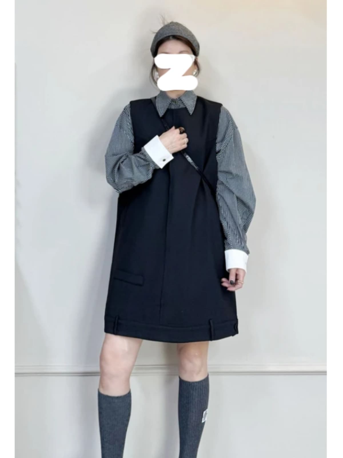 アウトドアファッション オーバーサイズ ジャンパースカート