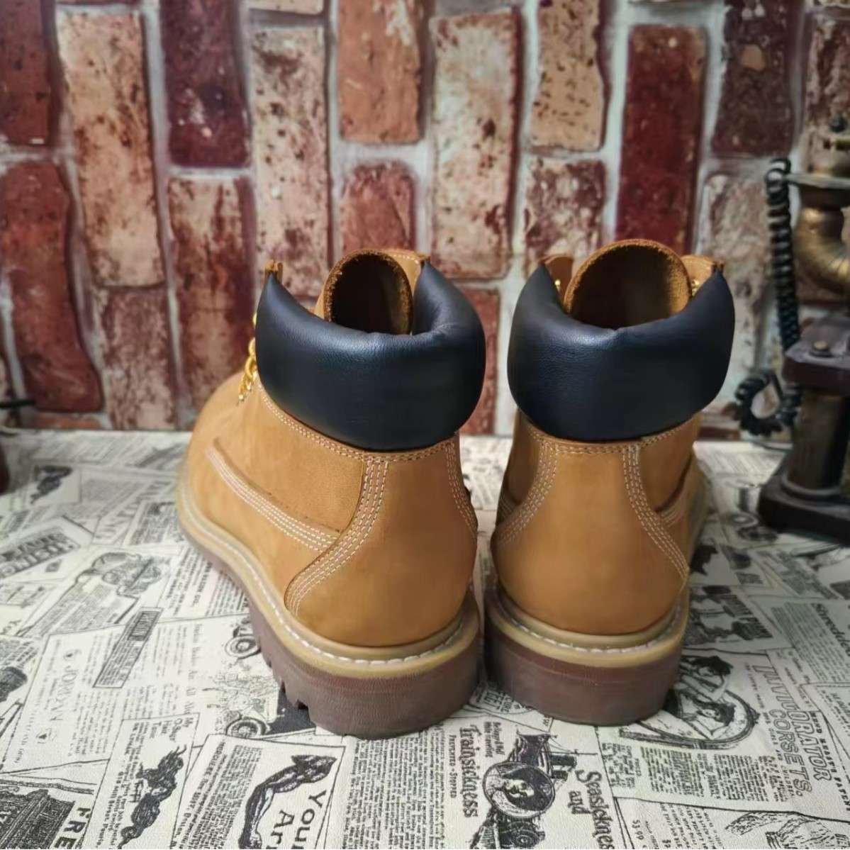 アウトドアファッション アウトドア本革ワークブーツ
