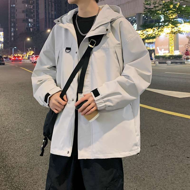 アウトドアファッション マウンテンパーカー ダブルジップ 中綿付き