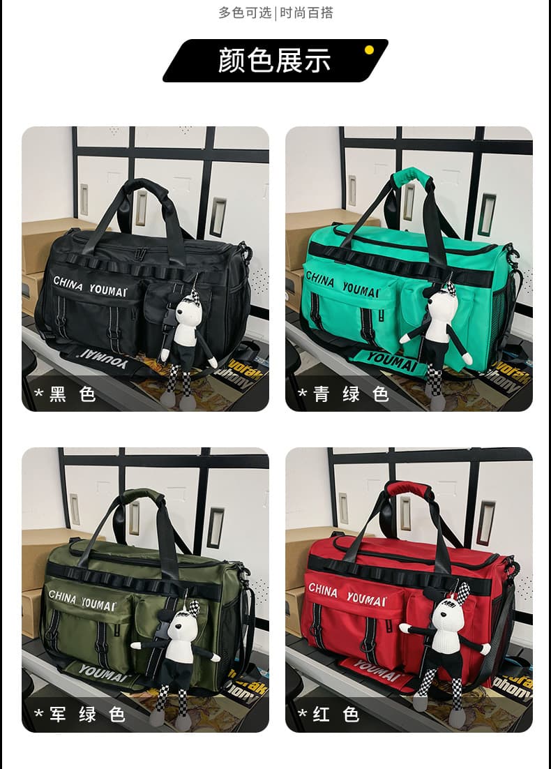 アウトドアファッション 機能性抜群 多収納キャンプバッグ