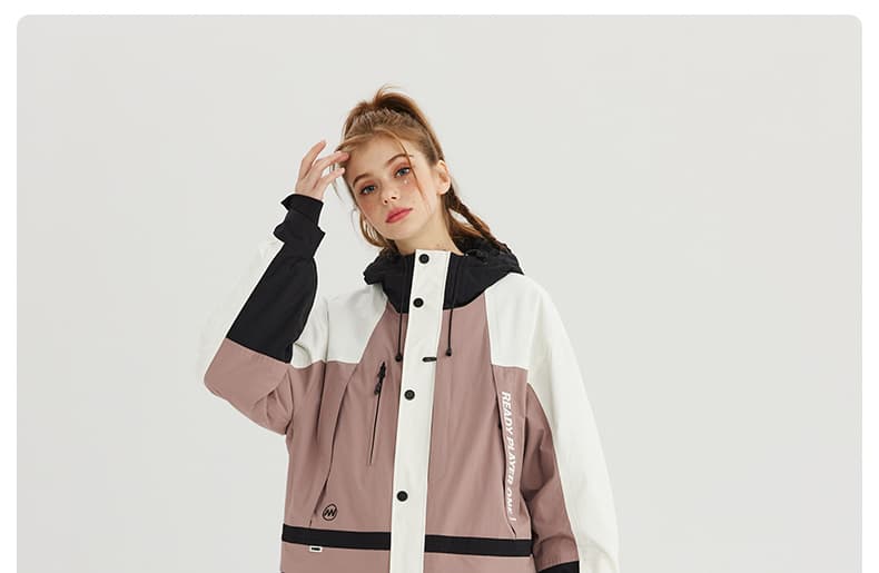 アウトドアファッション 雪山モードタイダイ柄セットアップ