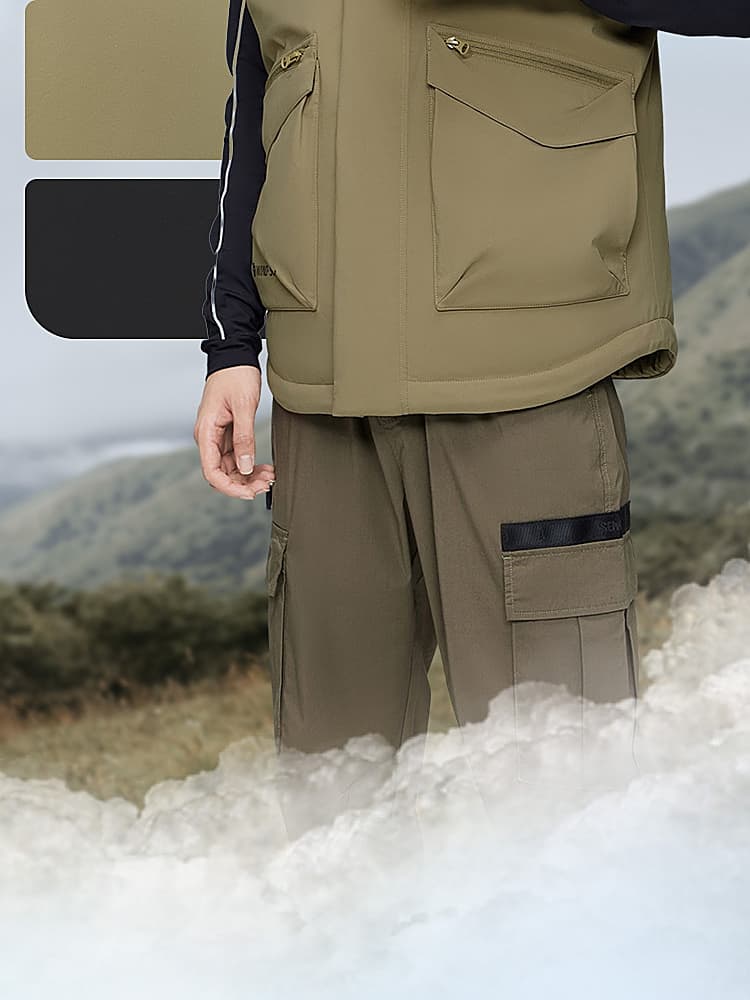 アウトドアファッション 多機能アウトドアベスト