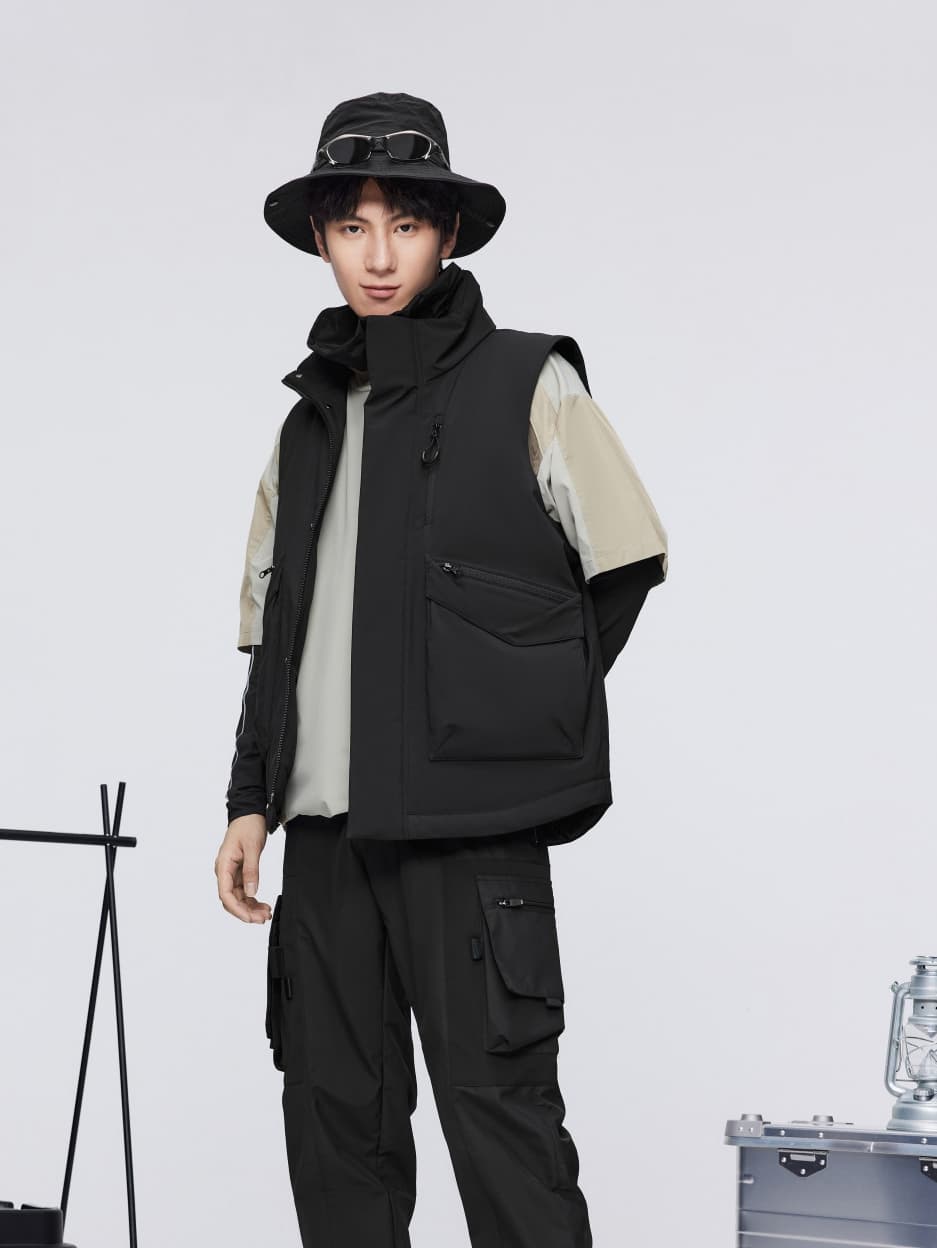 アウトドアファッション 多機能アウトドアベスト