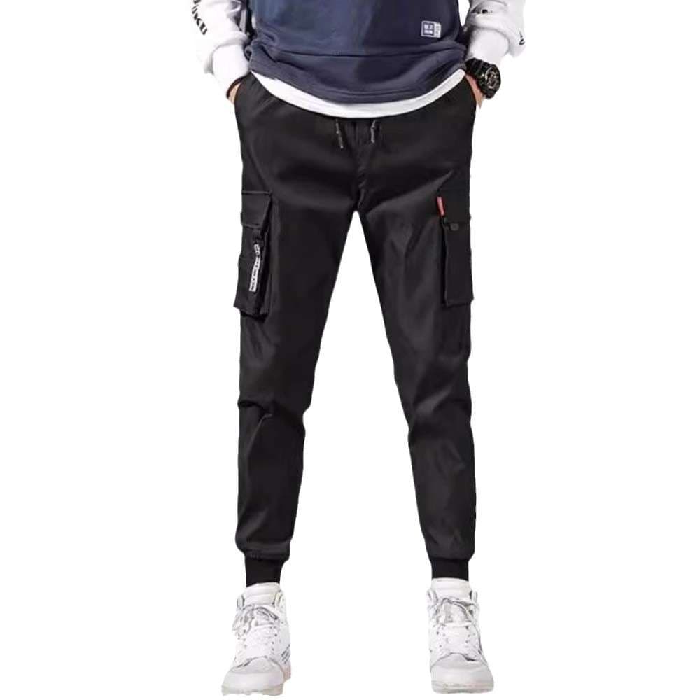 アウトドアファッション 機能性カーゴジョガーパンツ