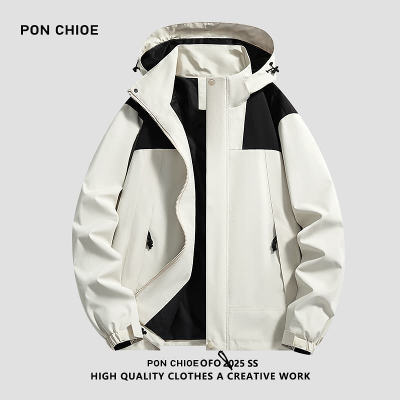 アウトドアファッション 防水透湿マウンテンパーカー