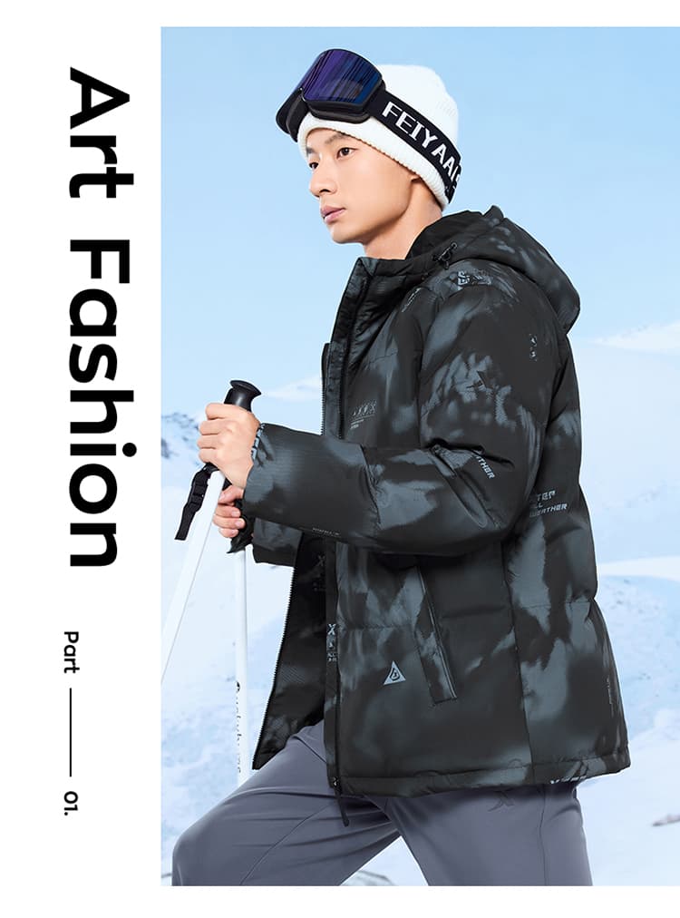 アウトドアファッション 防寒仕様 軽量ダウンジャケット