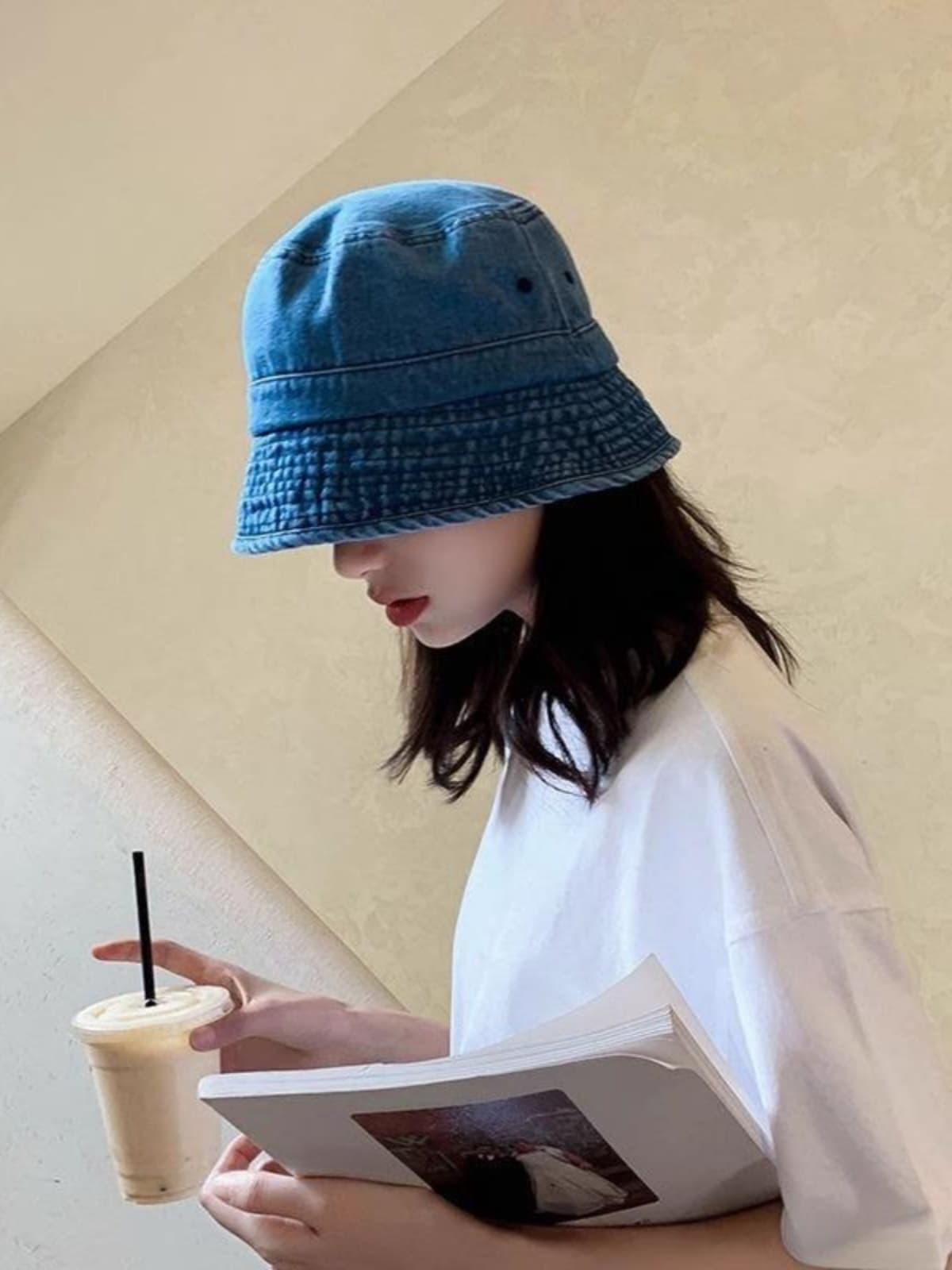 アウトドアファッション アウトドアファッション おしゃれな洗いざらし風バケットハット