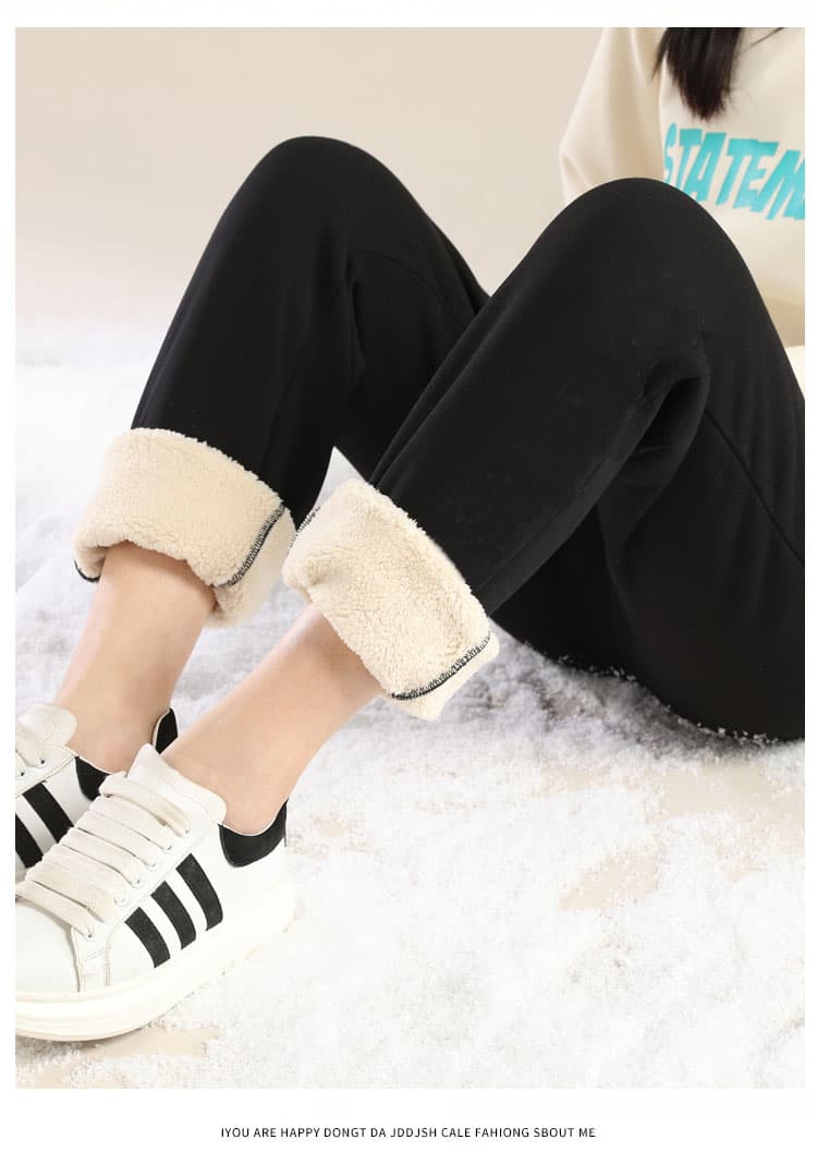 アウトドアファッション 裏起毛あったかジョガーパンツ