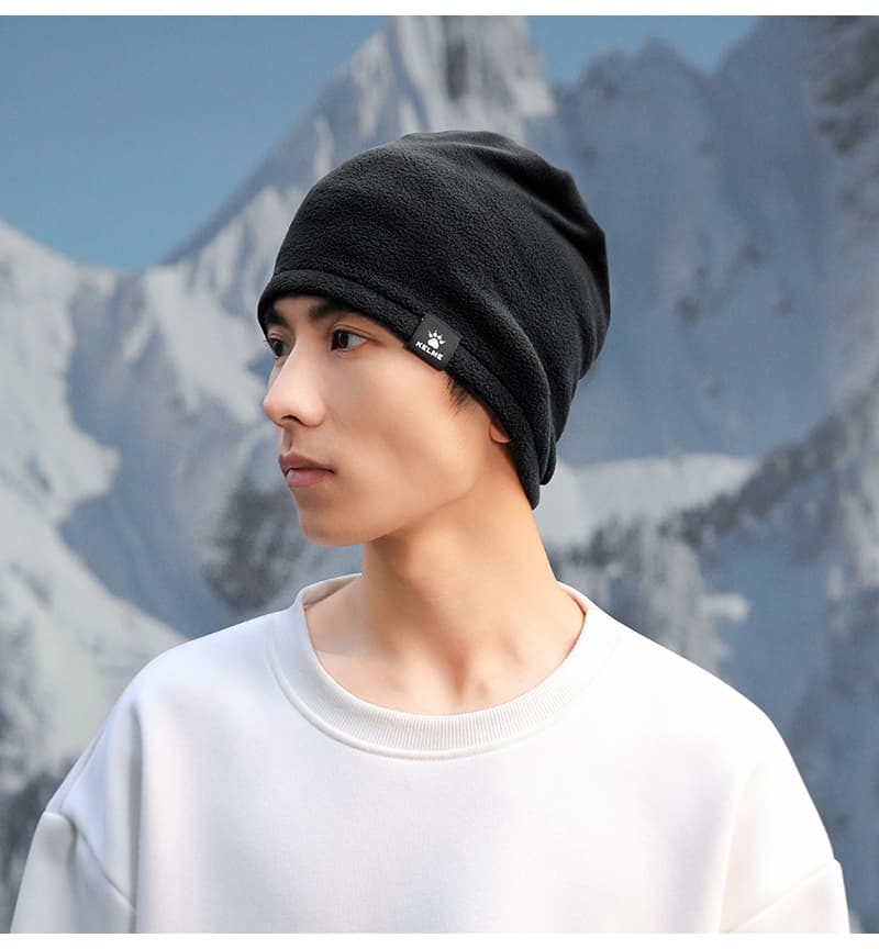 アウトドアファッション 防寒ネックウォーマー付き高機能フリース