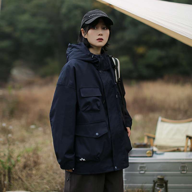 アウトドアファッション アウトドア多機能フードジャケット