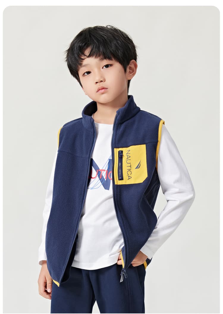 アウトドアファッション あったか機能性フリースベスト