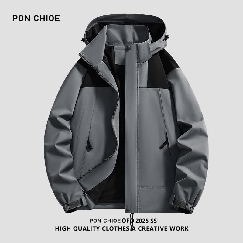 アウトドアファッション 防水透湿マウンテンパーカー