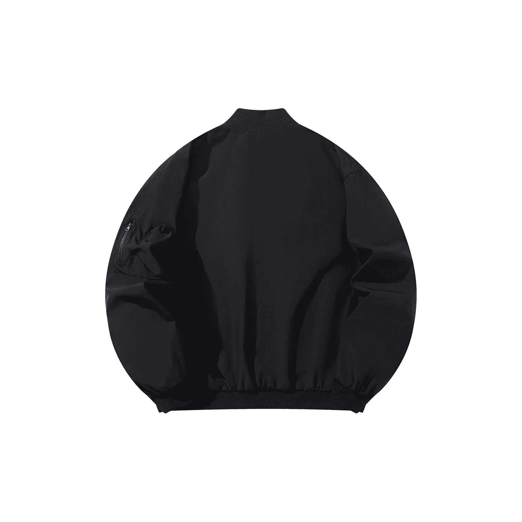 アウトドアファッション シンプル ジップアップ ブルゾン