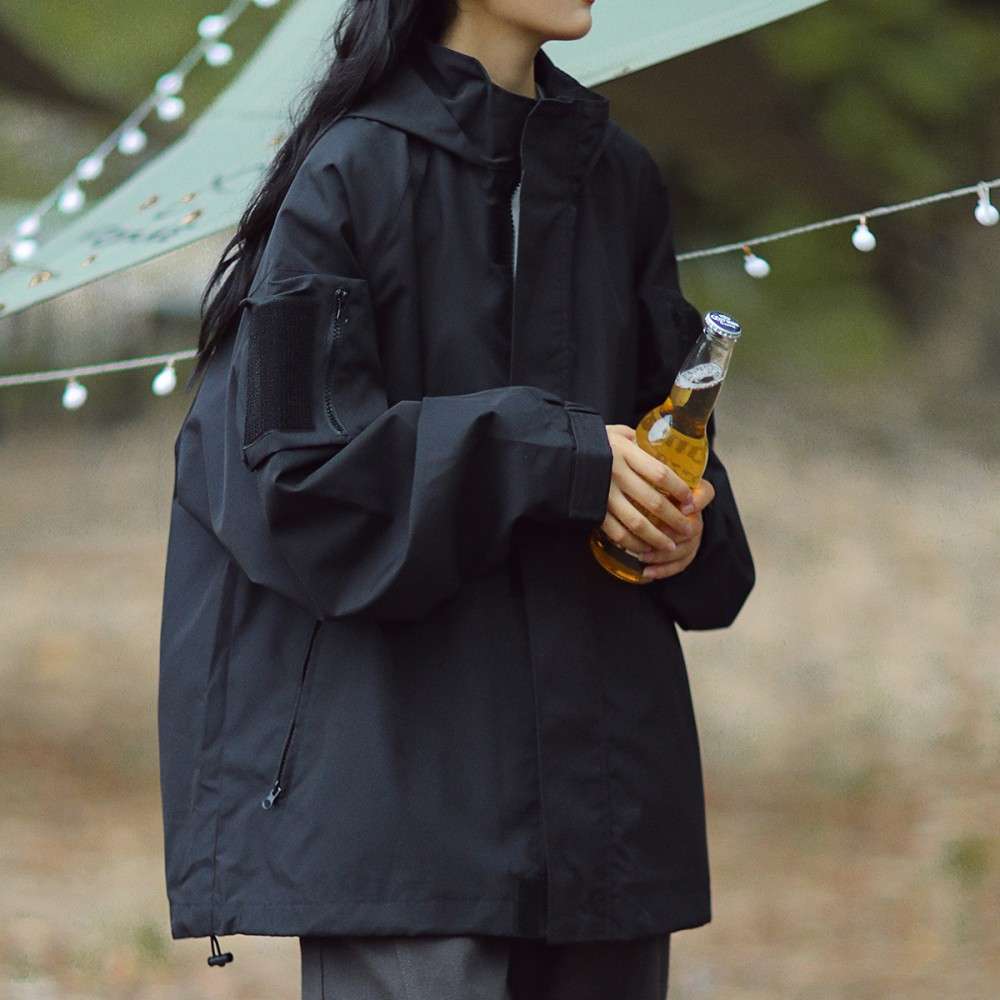 アウトドアファッション ソフトシルエット アウトドアパーカー
