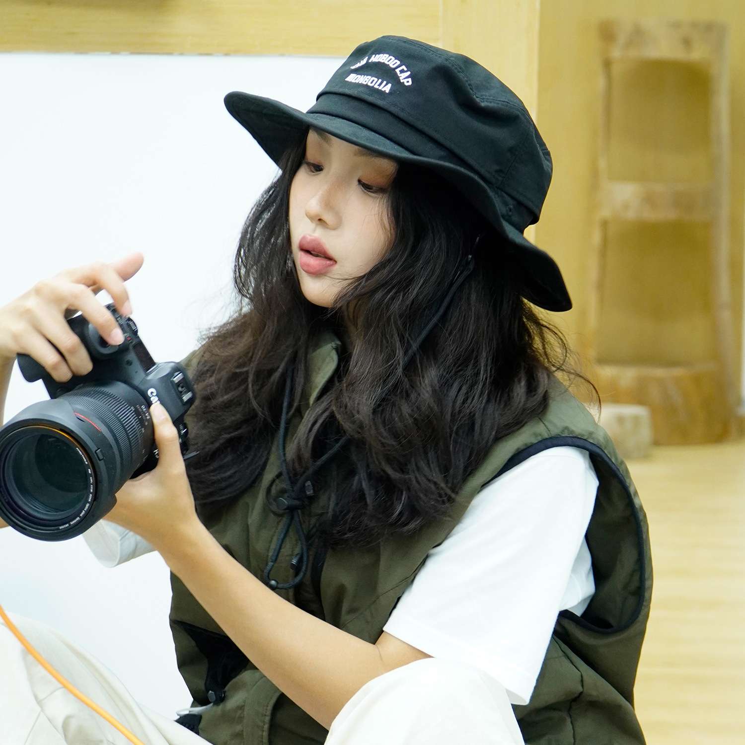 アウトドアファッション 上品なアウトドアハット