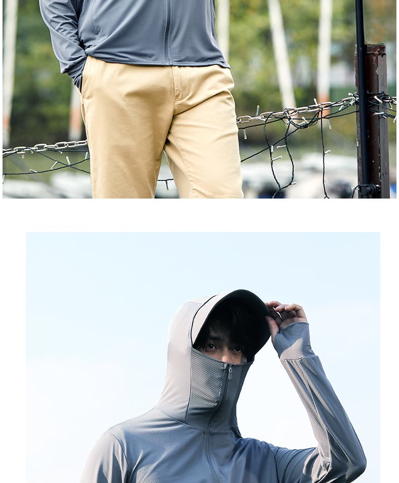 アウトドアファッション 通気性抜群！軽量 速乾パーカー