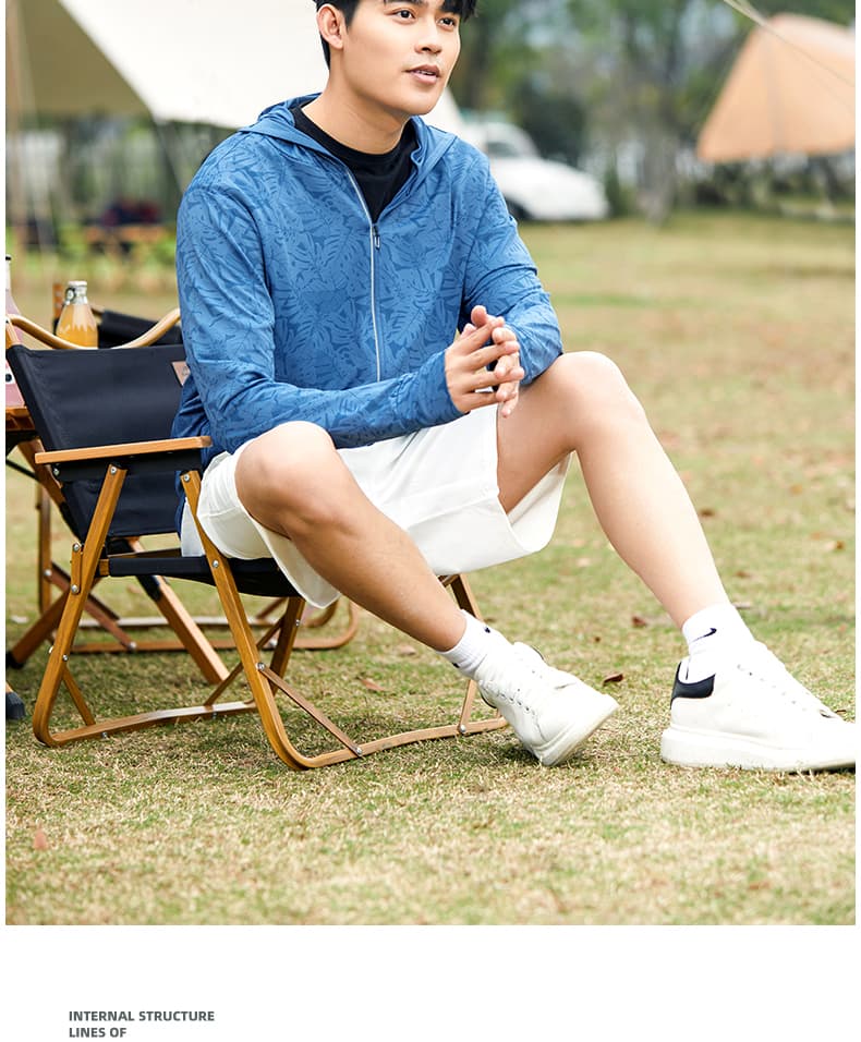 アウトドアファッション 通気性抜群！軽量 速乾パーカー