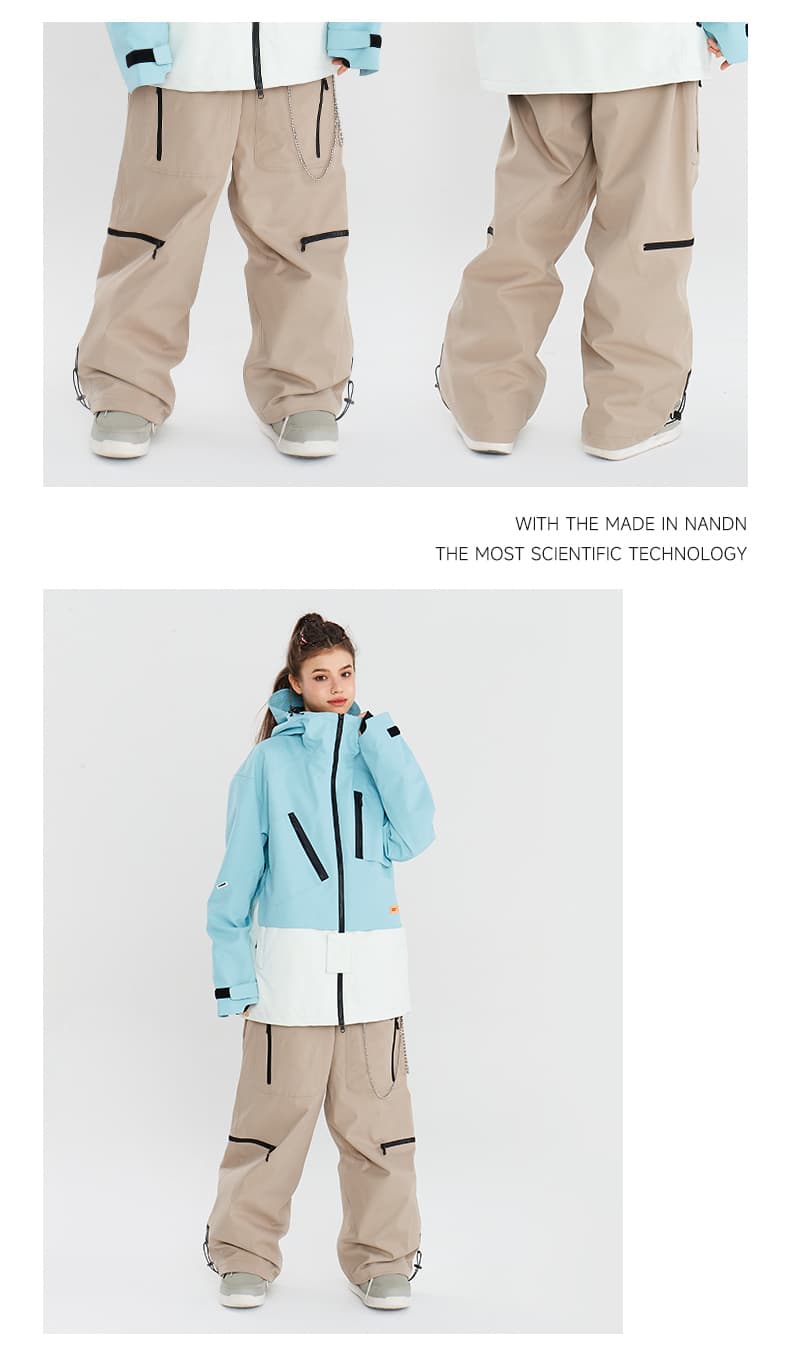 アウトドアファッション マウンテンアウトドアジップパンツ