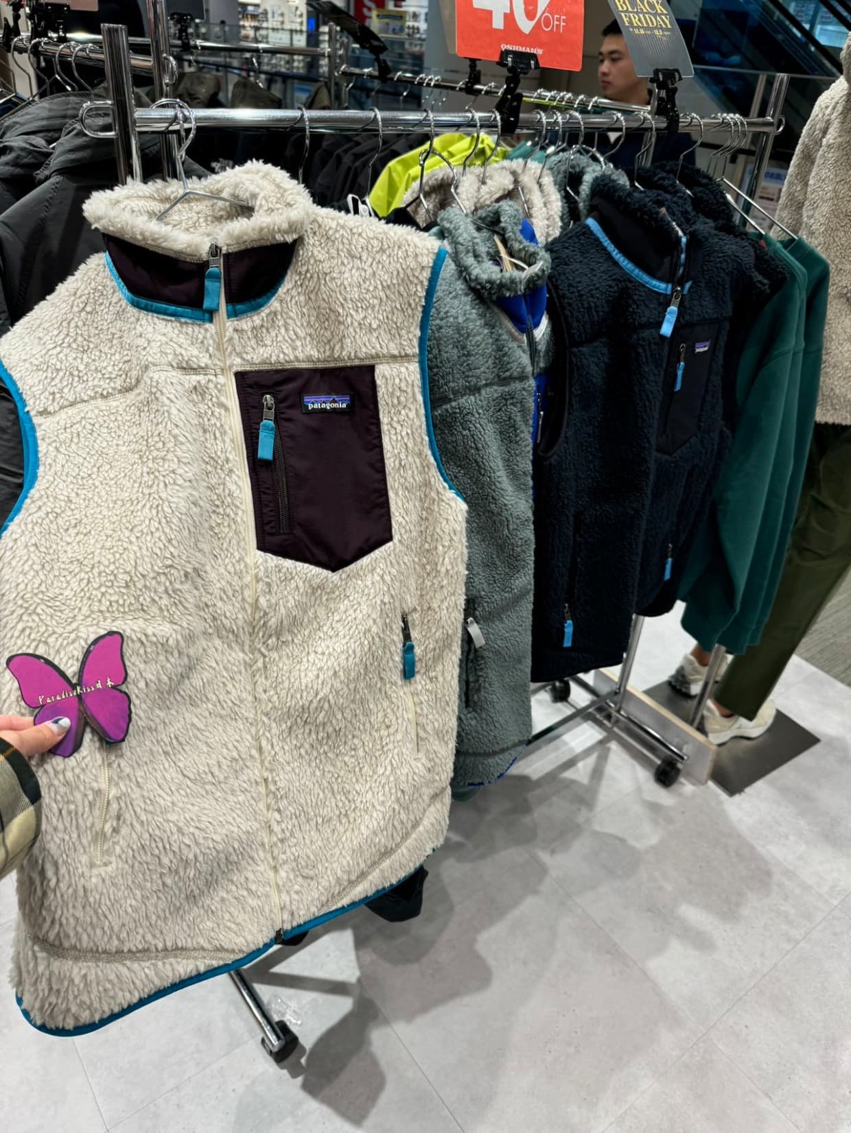 アウトドアファッション もこもこボアベスト 防寒アウター