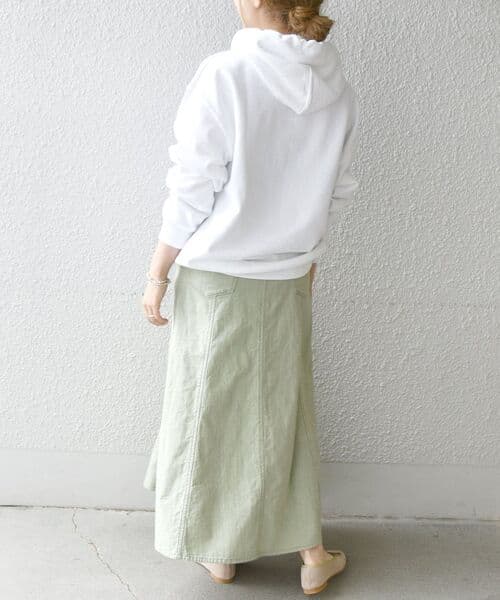 アウトドアファッション ロング丈マキシスカート