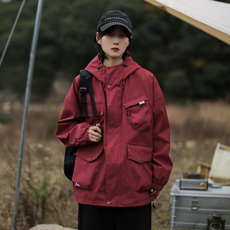 アウトドアファッション アウトドア多機能フードジャケット