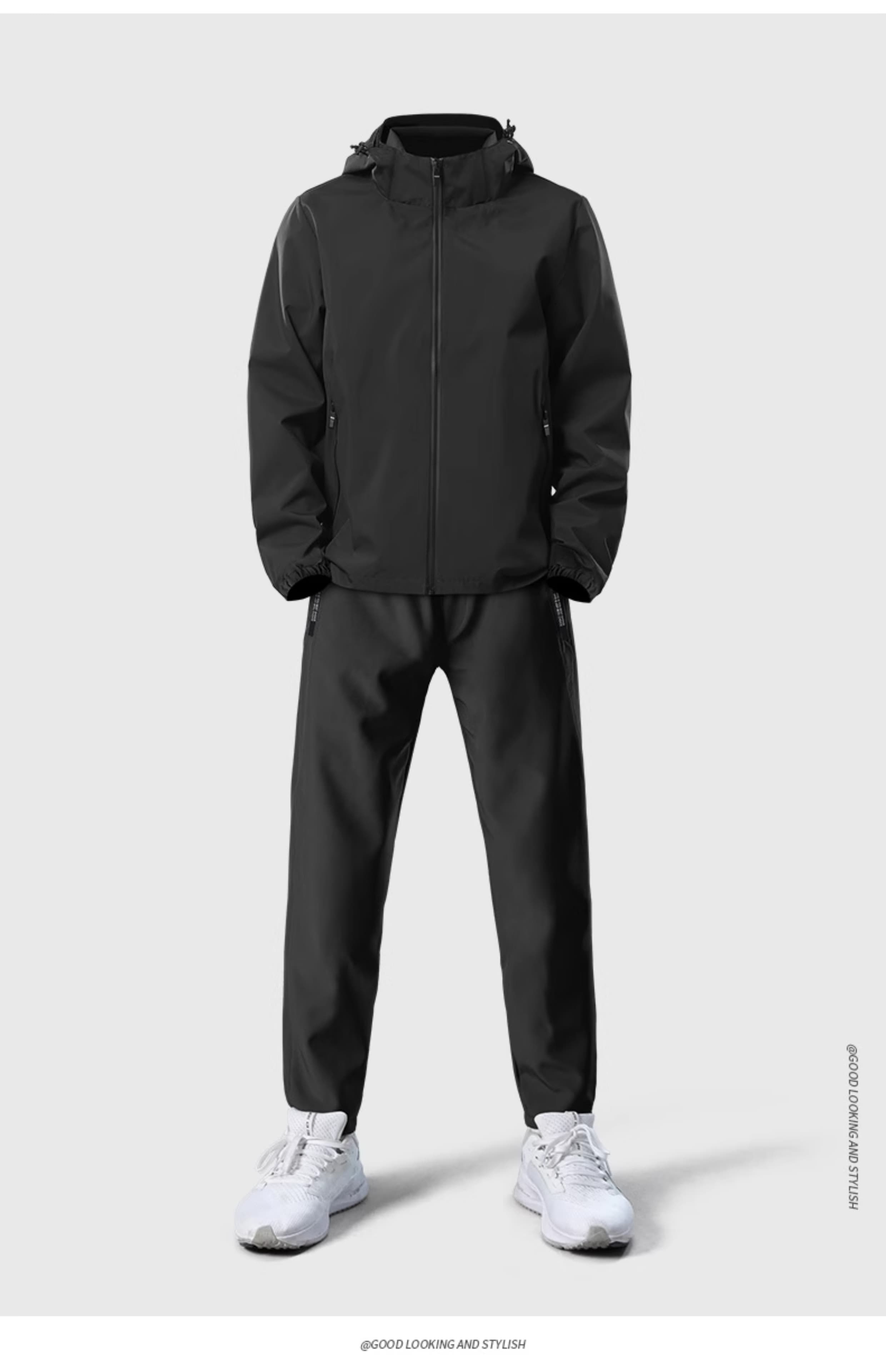 アウトドアファッション 全天候対応アウトドア機能性上下セット