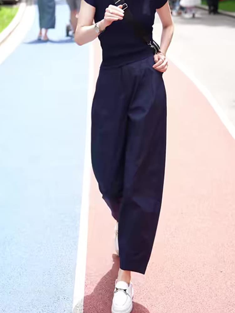 アウトドアファッション ゆったりシルエット ワイドパンツ